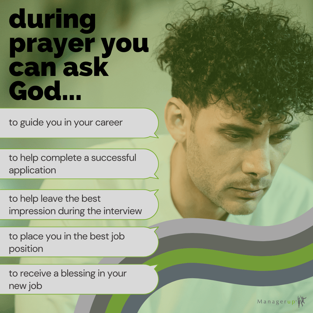 during prayer for employment you can ask God to guide you